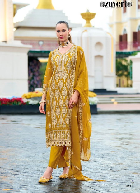 Anaya Vol 2 By Zaveri Soft Organza Embroidery Readymade Suits Wholesale Online